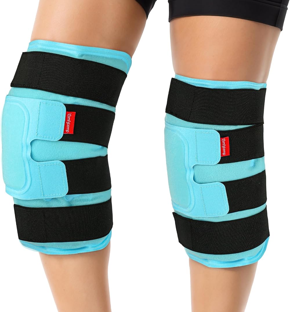 Comfytemp 2Pcs XXL Full Coverage Knee Ice Pack Wrap 360°