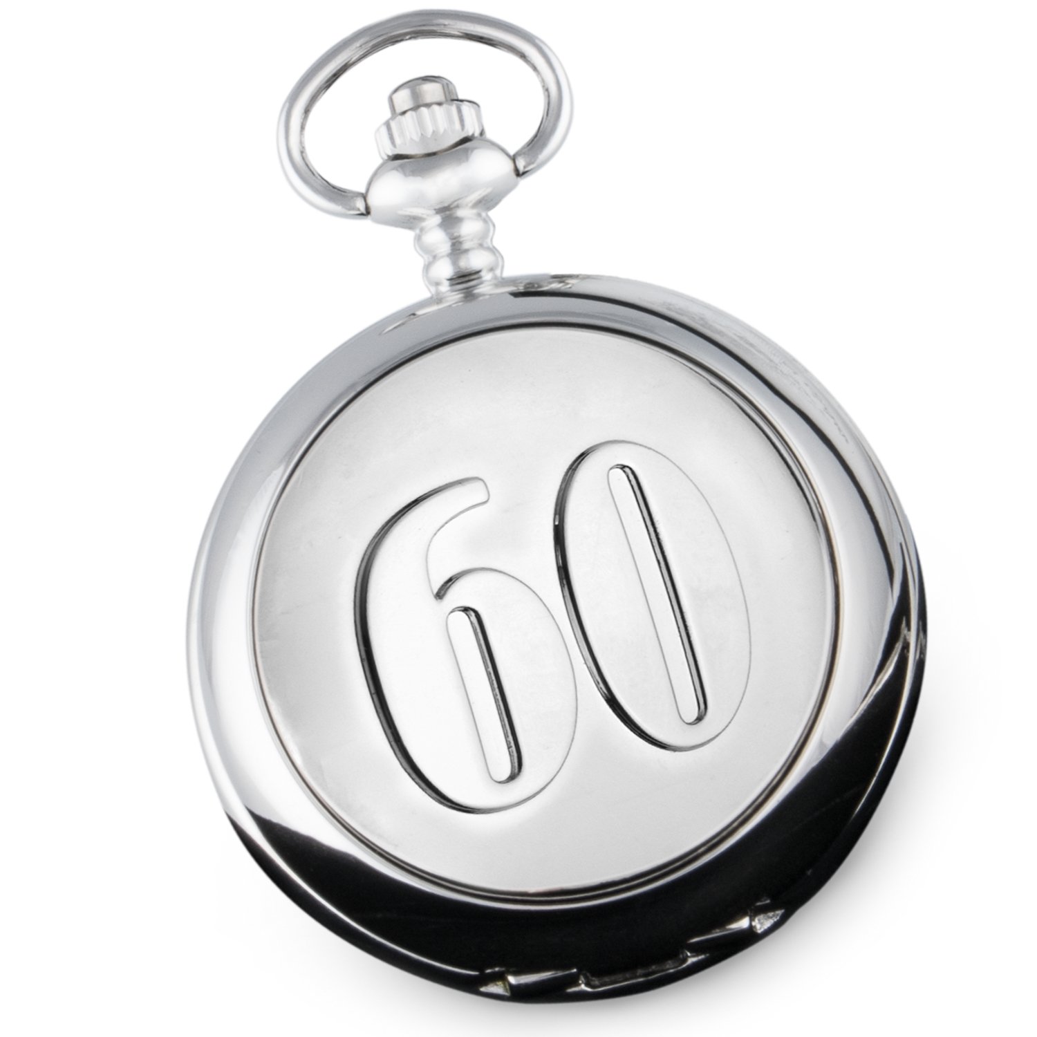 De Walden Men's 60th Birthday Pocket Watch Gift Sixtieth 60 Dad Grandad Gifts