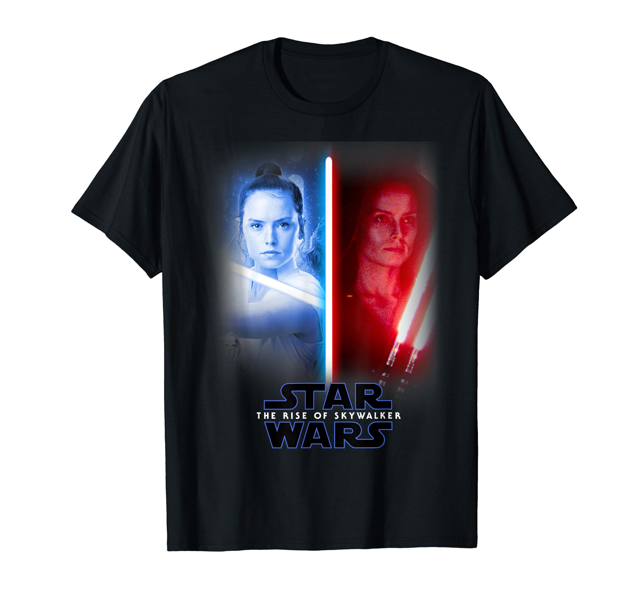 Star Wars The Rise Of Skywalker Rey Vertical Split T-Shirt in
