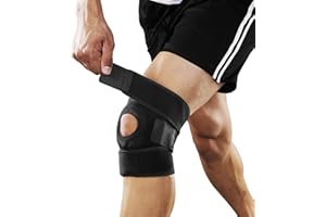 SUJAYU Knee Braces for Knee Pain Women Men, Patellar Tendon Support Strap, Knee Brace for Meniscus Tear Compression Sleeve for Knee Pain (Black)