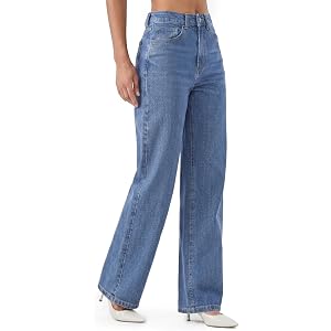 Zylioo Tall Womens Jeans 32/34 Inseam Straight Leg Stretch Denim | 32/34 inseam jeans designed for tall women who need true l