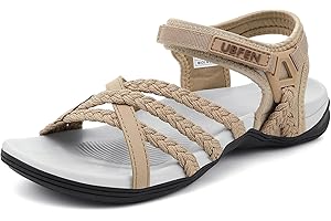 UBFEN Womens Hiking Sandals Sport Walking Adjustable Hook Ankle Straps Comfortable Outdoor Beach Athletic Shoes