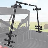 StarknightMT UTV Gun Rack for Cargo Bed Universal Hunting Tool Holders | Compatible with Polaris Ranger General Pioneer Defender Golf Cart, Sporting Clays Rack, Adjustable Hunt Gear Support Bracket