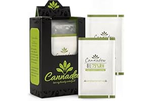 75% RH Cannadew 8g (15 Pack) Two-Way Humidity Control Pack – Moisture Absorbers & Hydration Packets for Storage