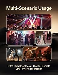 36 LED Stage Lights 7 Modes RGB DJ Par Lights with