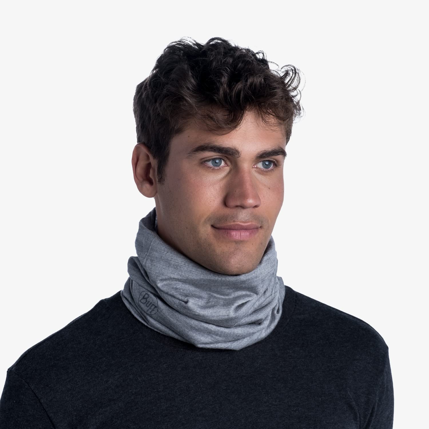 Buff® Merino Lightweight Multifunktionstuch Light Grey Unisex Erwachsene 2