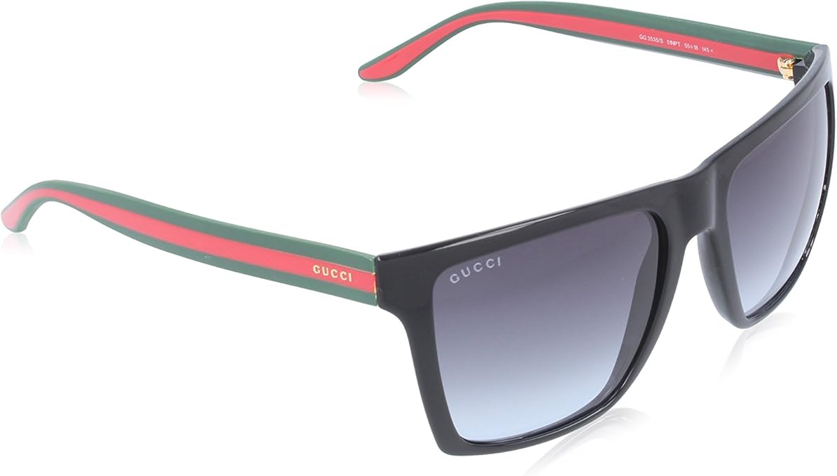 Gucci 3535 51N Green Red 3535s Wayfarer Sunglasses Lens