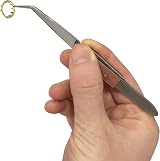 Jewellers Tools Adjustable 3rd Hand Base Vice and 4 Angled Tweezers Set view 6
