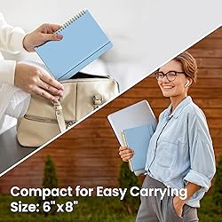 Taja Lined Spiral Journal Notebook for Women