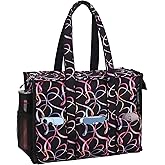 ABAMERICA Nurse Bags for Work Nursing Bag Multiple Pockets Waterproof Organizing Zip Top Clinical Bag for Nursing Students