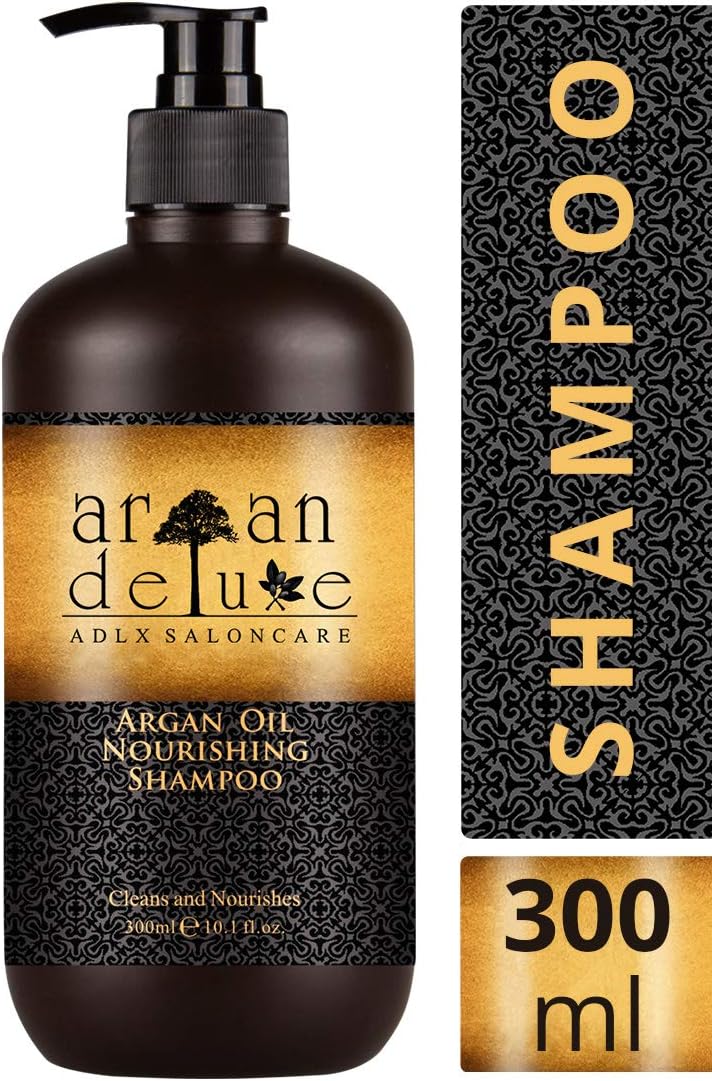 Argan Deluxe Professional Argan Oil Nourishing Shampoo, 10.1 Ounces (10.1)
