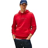 Tommy Hilfiger mens Medium Weight Hoodie With Signature Printed Graphic Logo