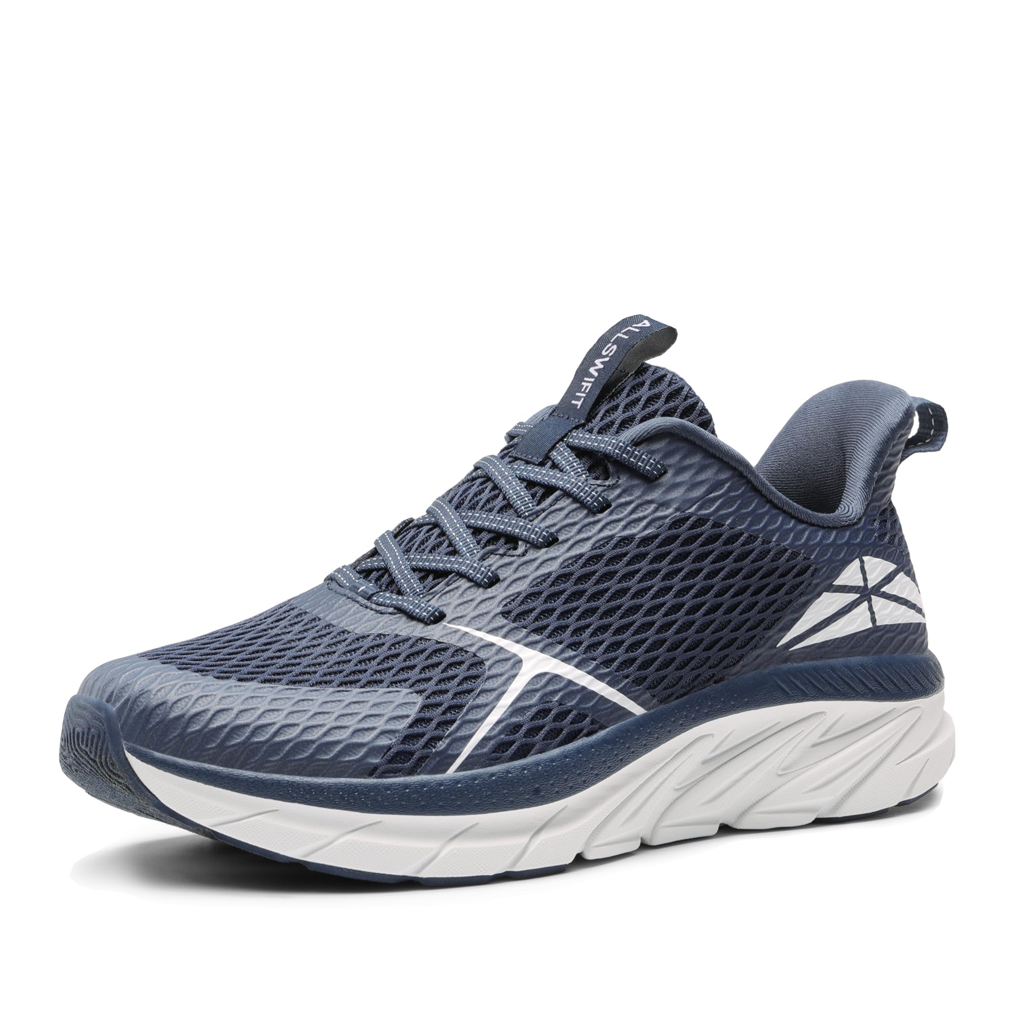 Photo 1 of ALLSWIFIT Men's Comfortable Walking Shoes Running Tennis Athletic Gym Workout Cross Training Sneakers,Size 11,Blue,SARR009M