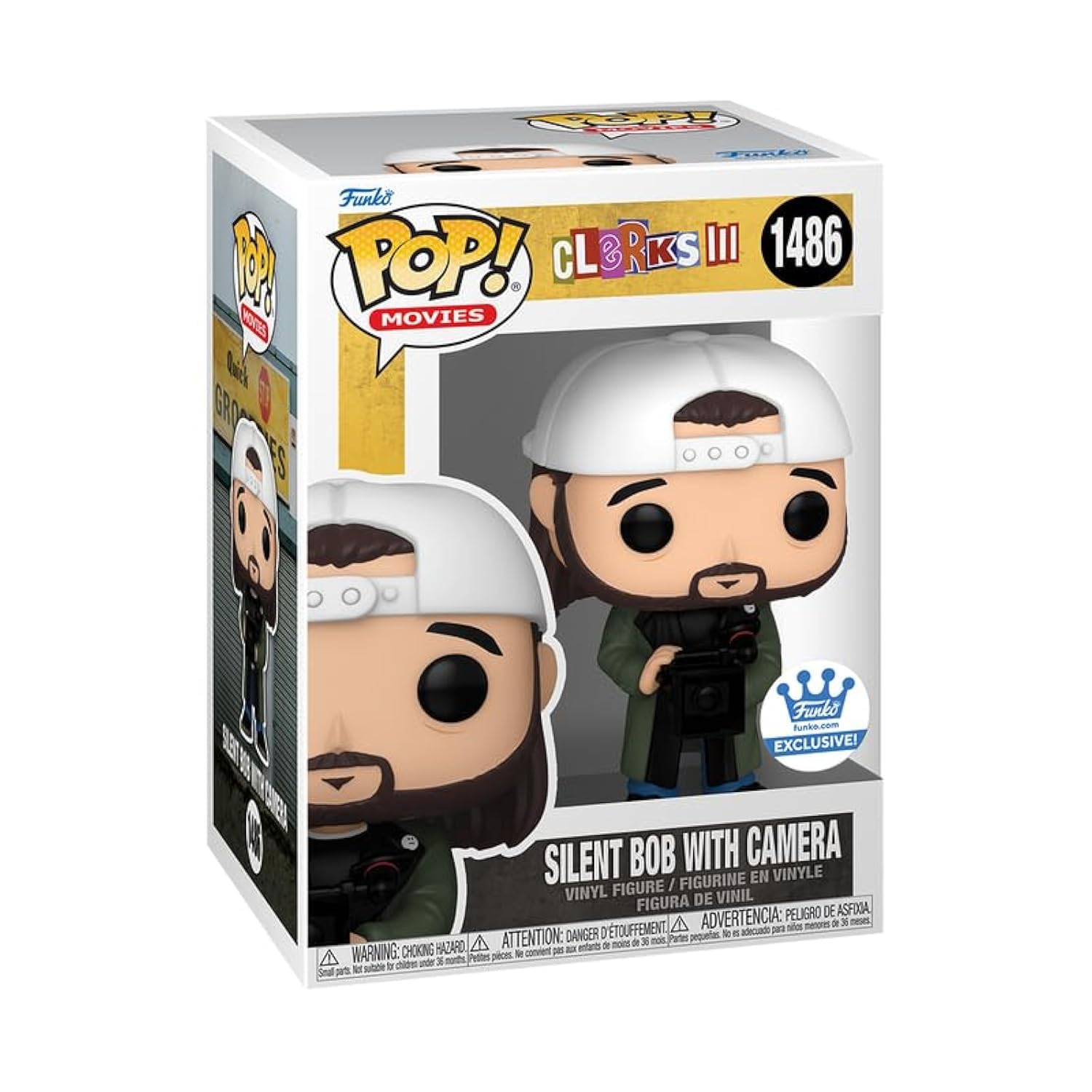 Funko Pop! Movies: Clerks 3 - Silent Bob with Camera Shop Exclusive
