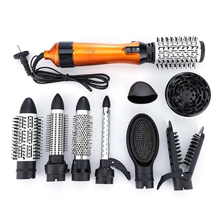 10 EN 1 Cepillo de pelo Multifuncional Secador de pelo ...