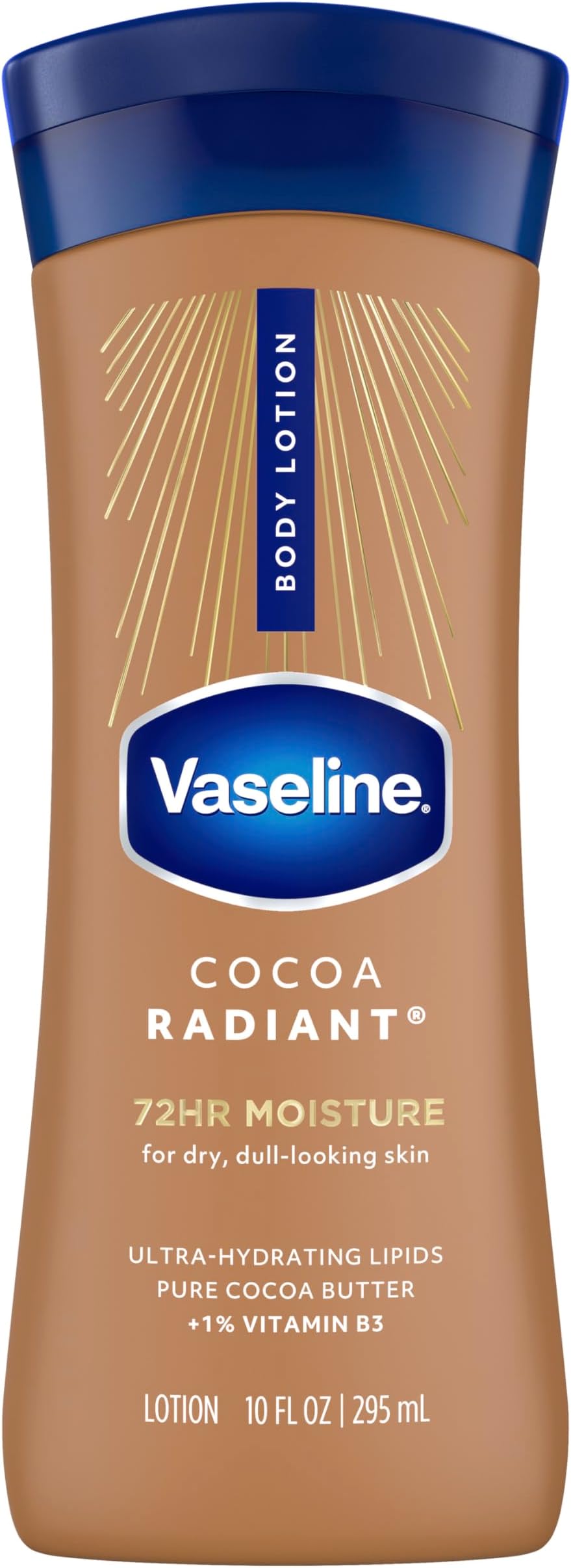 Vaseline Intensive Care Cocoa Butter Lotion Rich Hydrating Dry Skin Tone Texture