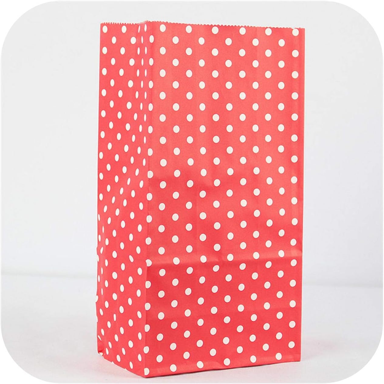 10Pcs/Lot 23X12X7.5Cm Dot Paper Candy Bags Packaging Paper Bag Gift