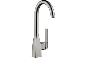 Peerless Xander Single-Handle Bar-Prep Kitchen Sink Faucet, Stainless P1819LF-SS