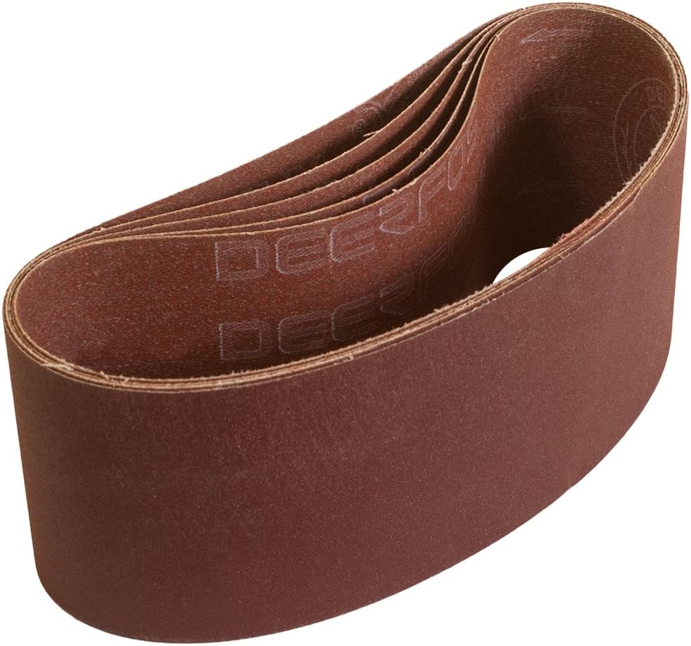 KEYSTONE 3" X 18" SANDING BELT - 5 PACK ASSORTMENT by Peachtree Woodworking - PW6020