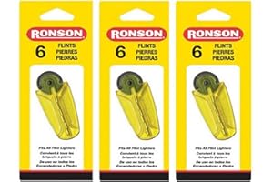 Ronson 1206-144 6-Flint, 3 Pack