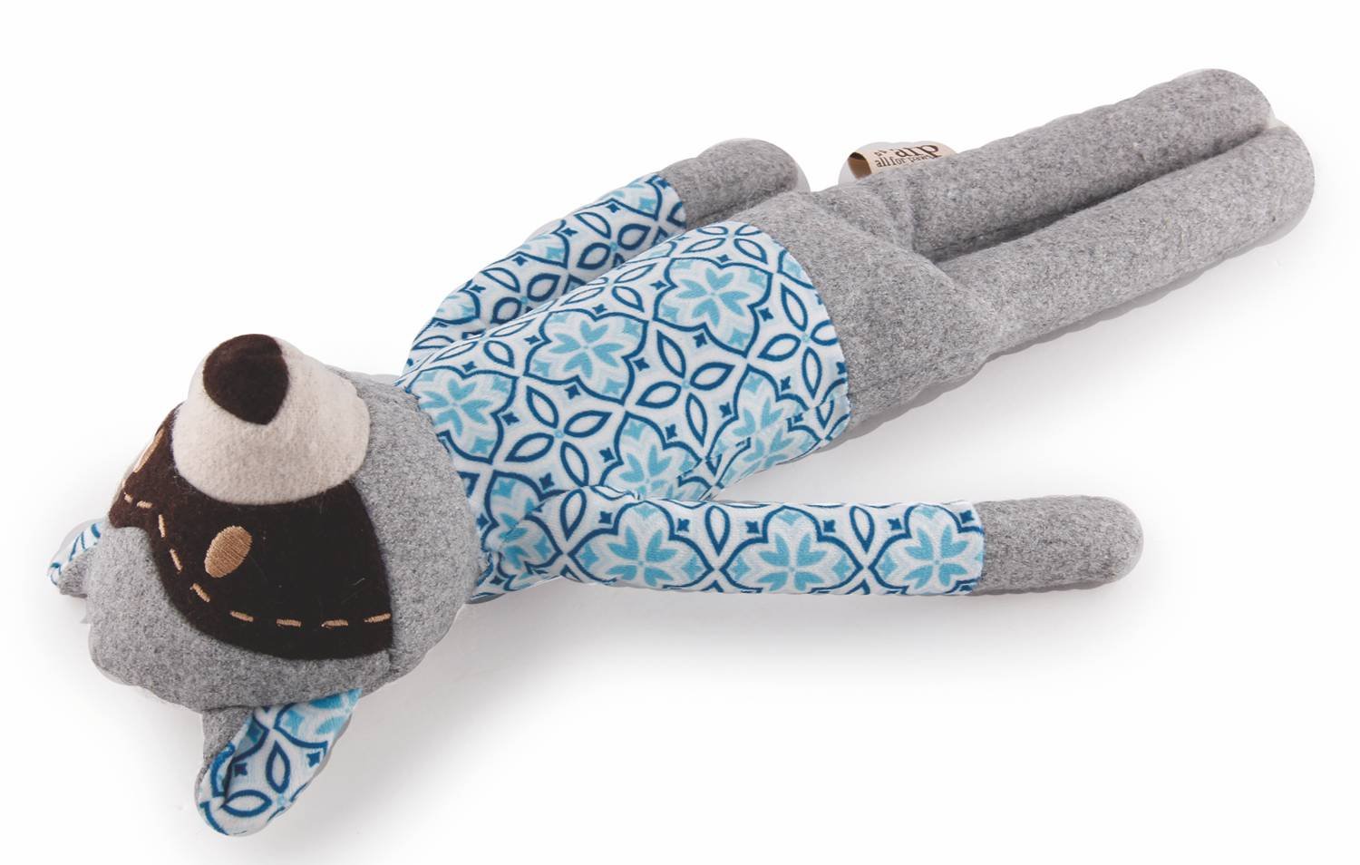 All For Paws AFP4807 Plush Toy for Dogs Raccoon Jacket Vintage Pet