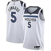 Anthony Edwards Minnesota Timberwolves NBA Kids Youth 8-20 Association Edition White Swingman Jersey