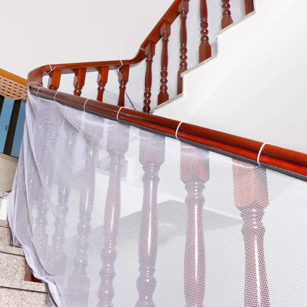 Coffre Fort Pour Interieur 300 X 80 Cm Exterieur Animaux Domestiques Filet De Securite Pour Escalier De Rampe De Balcon Sur Rail Pour Bebe Jouets Pour Enfants Filet De Securite Pour Enfant Cuisine