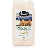 Sanniti Farro Wheat Wholemeal Flour, Stone Ground &ndash; 17.6 oz (500g) Bag &ndash; Premium Ancient Grain Flour, Product of Italy