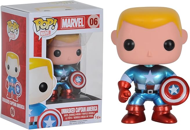 captain america unmasked funko pop