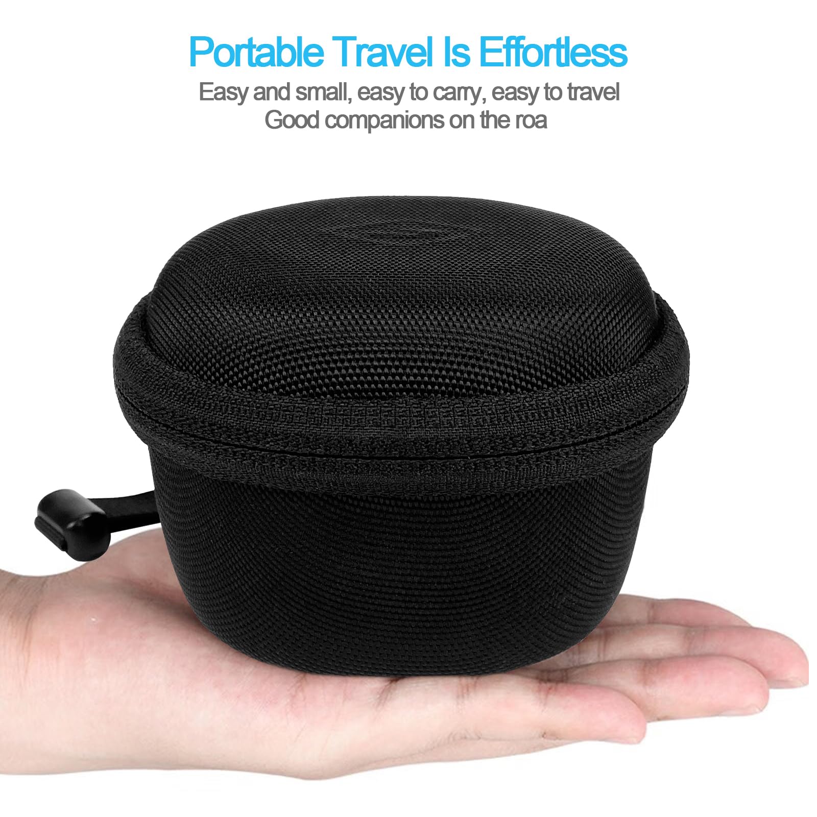 Tiswell Hard Watch Case Travel for Rolex, Single Smart Watches Case for Men and Women, Portable Storage Box for Sports, Business Trips and Travel, Hard EVA Protective Case Waterproof, Black