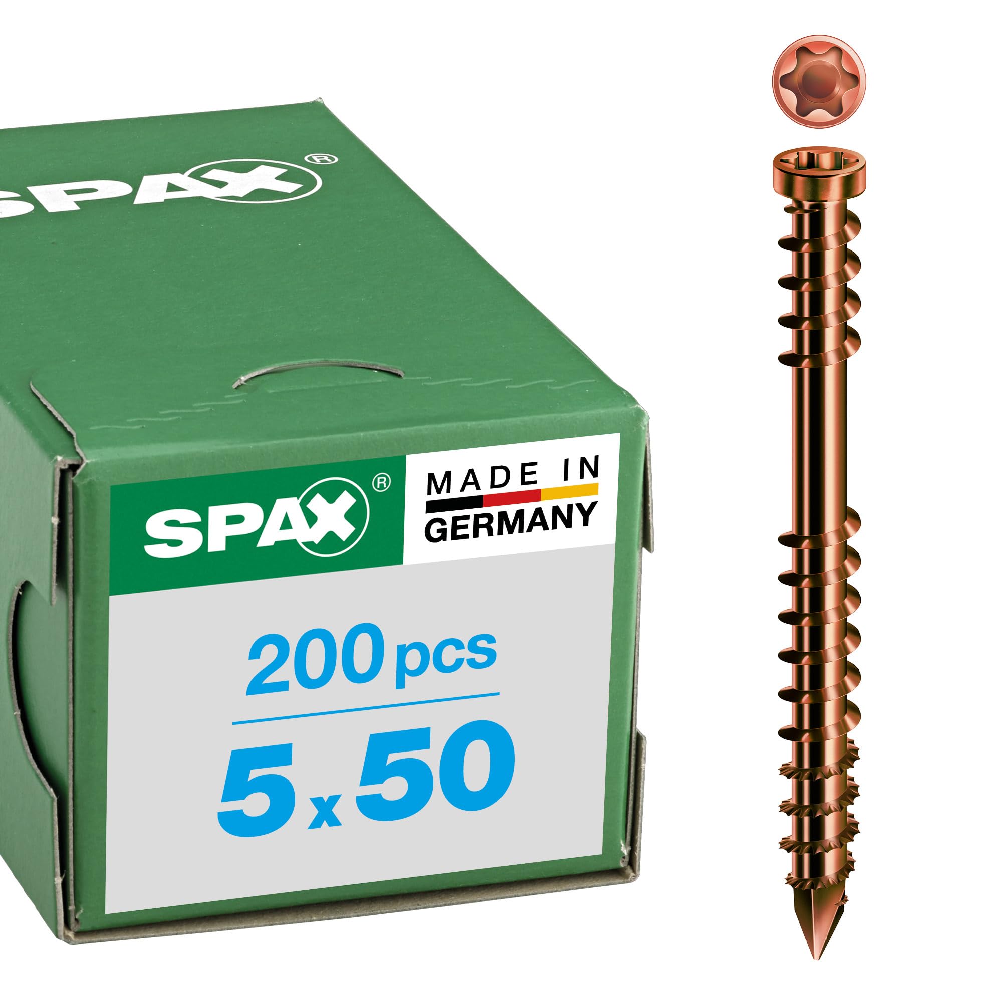 SPAX Screws Terraced SPAX-D, Antique (Stainless Steel A2/A4)