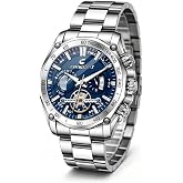 CHAXIGO Men's Wrist Watches Quartz, Water Resistance Wrist Watches for Men | Mens Watches, Alloy Material, With Date Easy Luminous, Gifts for Men,Very Suitable for Most Indoor/Outdoor Sports.