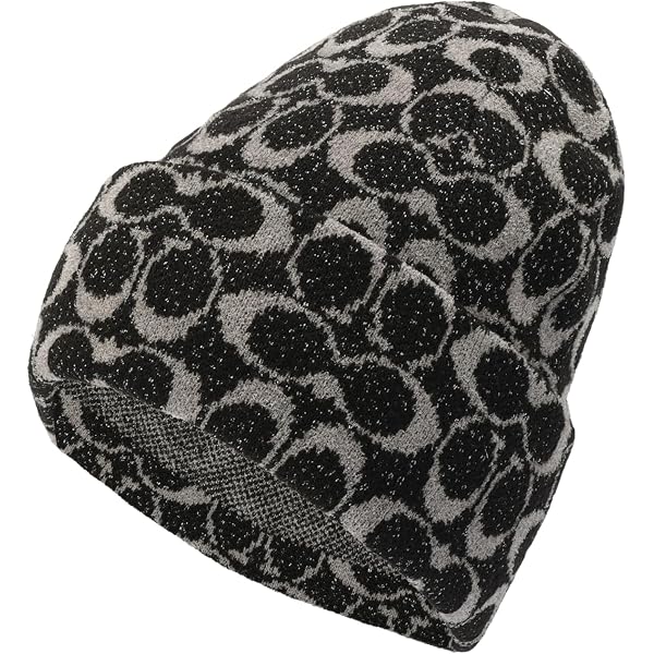 Coach Signature C Metallic Beanie at Amazon Women display picture 2