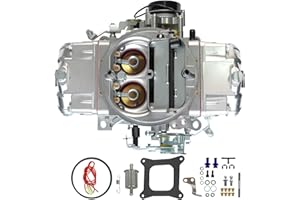 GENERIC BR-67255 Carburetor 4150 Model 650 CFM 4 Barrel For Holley Quick Fuel Brawler Double-Pumper Carburetor Mechanical Secondary Electric Choke, Square Bore Flange Replace