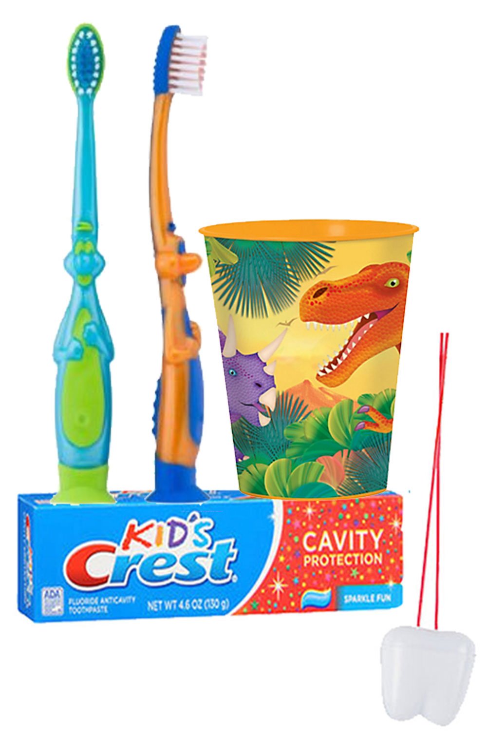 Buy Dinosaurs Inspired 4pc. Bright Smile Oral Hygiene Set! Dino Manual
