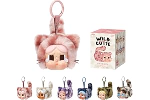 POP MART Crybaby Wild but Cutie Series - Vinyl Plush Pendant Blind Box, Random Design Action Figures Collectible Toys Decorations, Holiday Birthday Gifts for Girls and Boys, Single Box