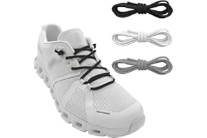 NDTEZUGT 3 Pairs Elastic Shoe Laces Replacement Laces for Running Shoes,Stretch Oval Shoe Strings Replacement Shoestrings