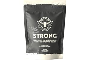 Higher Healths Strong – Grass-Fed Beef Liver & Heart Supplement – Nutrient-Dense Blend for Vitality – 180 Capsules - Made in 