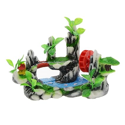 tractor fish tank decorations