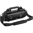 TXEsign Travel Carrying Strap Case for Anker Soundcore Motion Boom Outdoor Speaker, Adjustable Shoulder Strap with Two Side Covers Travel Carrying Case Speaker Cover for Anker Soundcore Motion