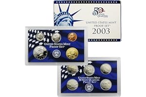 UNITED STATES MINT 2003 S Proof Set 10 Coin Set OGP Original Government Proof
