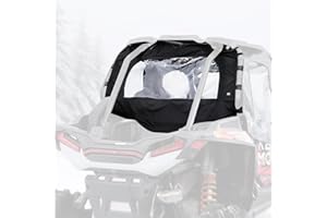 KEMIMOTO XP 1000 Soft Rear Window, Openable Full Back Window Easy Install Easy Removal Portable Rear Windshield Compatible with 2014+ Polaris RZR XP/XP 4 1000, 2016+ Polaris RZR XP/XP 4 Turbo