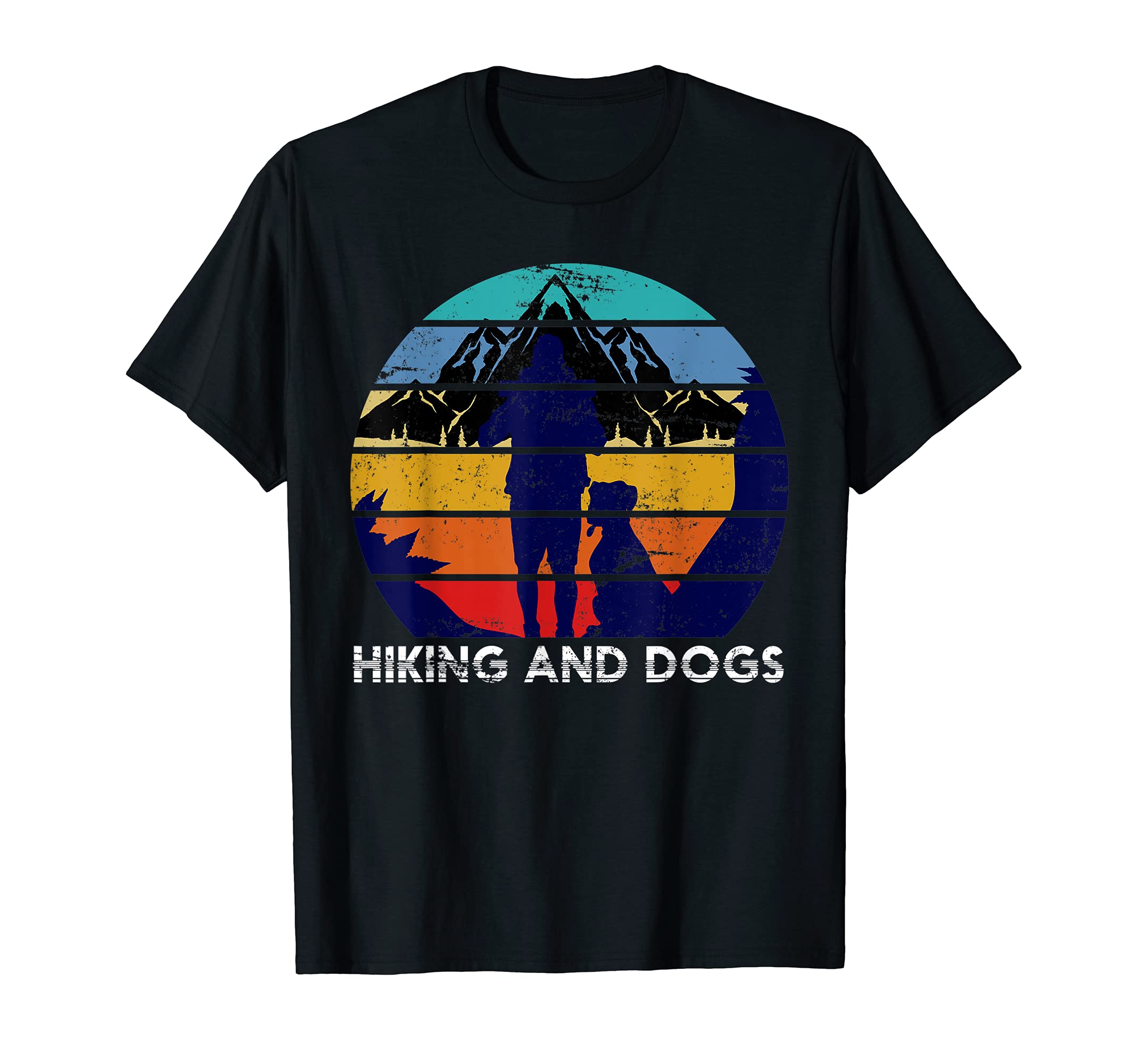 Funny Outdoor Mountain Hiker Pet Animal Dog Gift Hiking T-Shirt