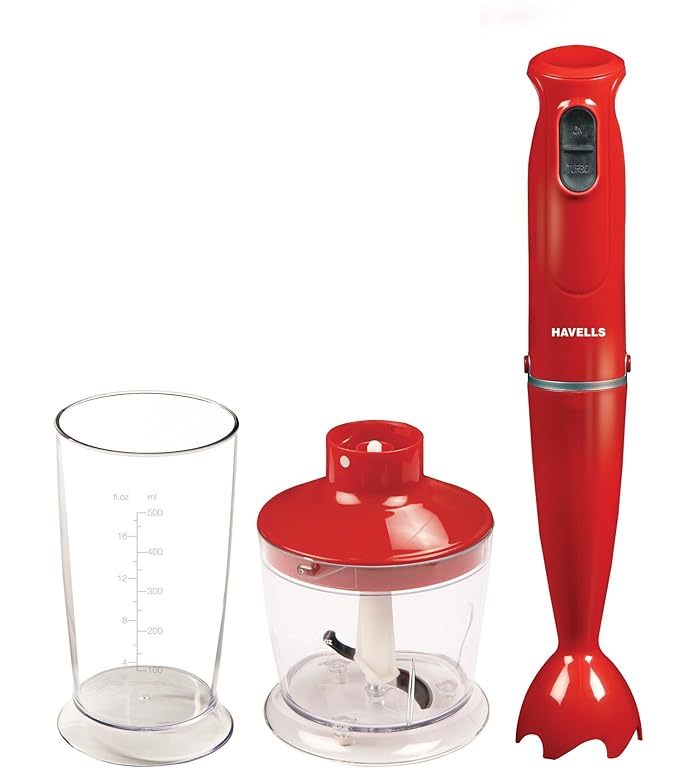 Buy Havells Super Blend 400Watt Blender with Chopper (Red) Online at