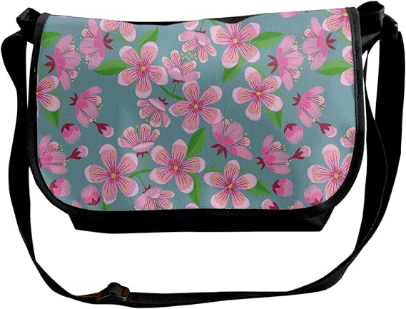 Amazon メッセンジャーバッグ 桜 花 斜めかけバッグ お出かけカバン ショルダーバッグ ボディバッグ ワンショルダー バック カバン ビジネス バッグ ワンショルダー 大容量 メンズ 通勤 通学 高級 おしゃれ 丈夫 収納 30 26 16cm Tyq ショルダーバッグ