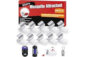 10 Lures Mosquito Attractant Bait Refill, Mosquito Lure Biting Cartridge for Bug Zapper & Fly Traps, Compatible with All Flyi