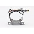 Autobahn88 Stainless Steel Hose T-Bolt Clamp with Stand Cradle, for Hose OD=1.6-1.8" (41-46mm), for Fuel Pump, Filter, Hose, Plumbing (Pack of 1)