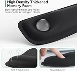 TECKNET Keyboard Wrist Rest and Mouse Mat Set Ergonomic Foldable Memory Foam view 4
