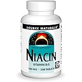 Source Naturals Niacin, Vitamin B-3 100 mg Dietary Supplement - 250 Tablets