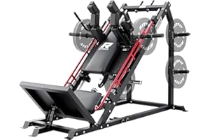 RitFit Gazelle Pro 3 in 1 Leg Press and Hack Squat Machine - High-Tensile Steel Leg Press Machine, 2000 lbs Capacity, Adjustable Angles, Hack Squat Machine with Weight Storage